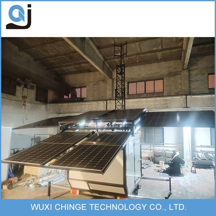 Trailer Telecom Tower Cows